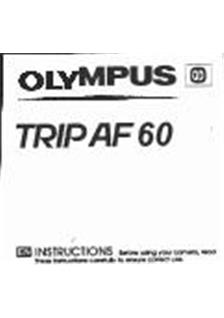 Olympus Trip AF 60 manual. Camera Instructions.